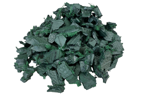 Green rubber mulch