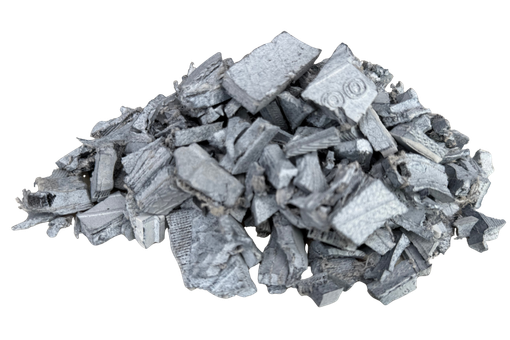 Gray rubber mulch