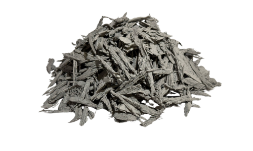 Gray rubber mulch