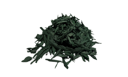 Green rubber mulch