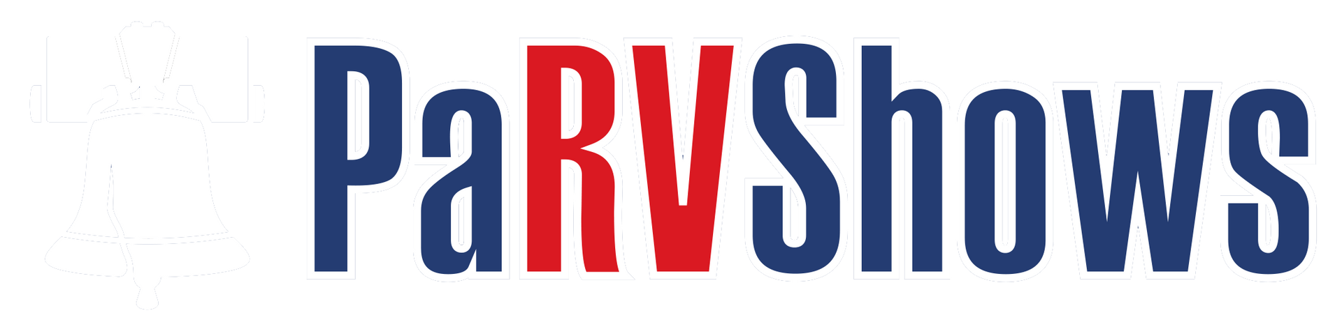 Pa RV Shows logo with blue and red text.