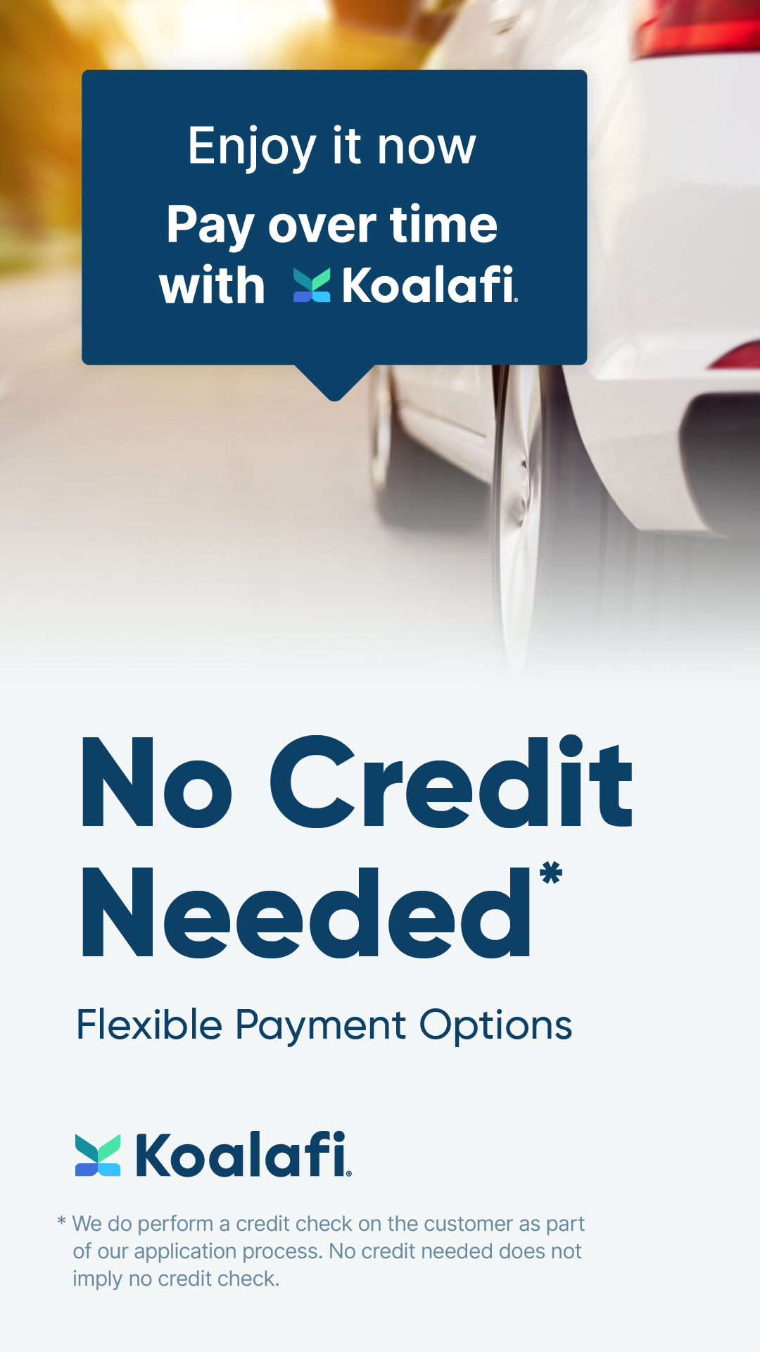 Koalafi No Credit Needed Banner | BMUU AUTO LLC