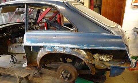 Our current MGB GT V8 restoration project