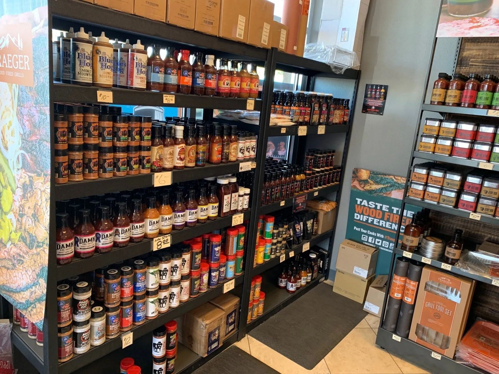 Traeger product display