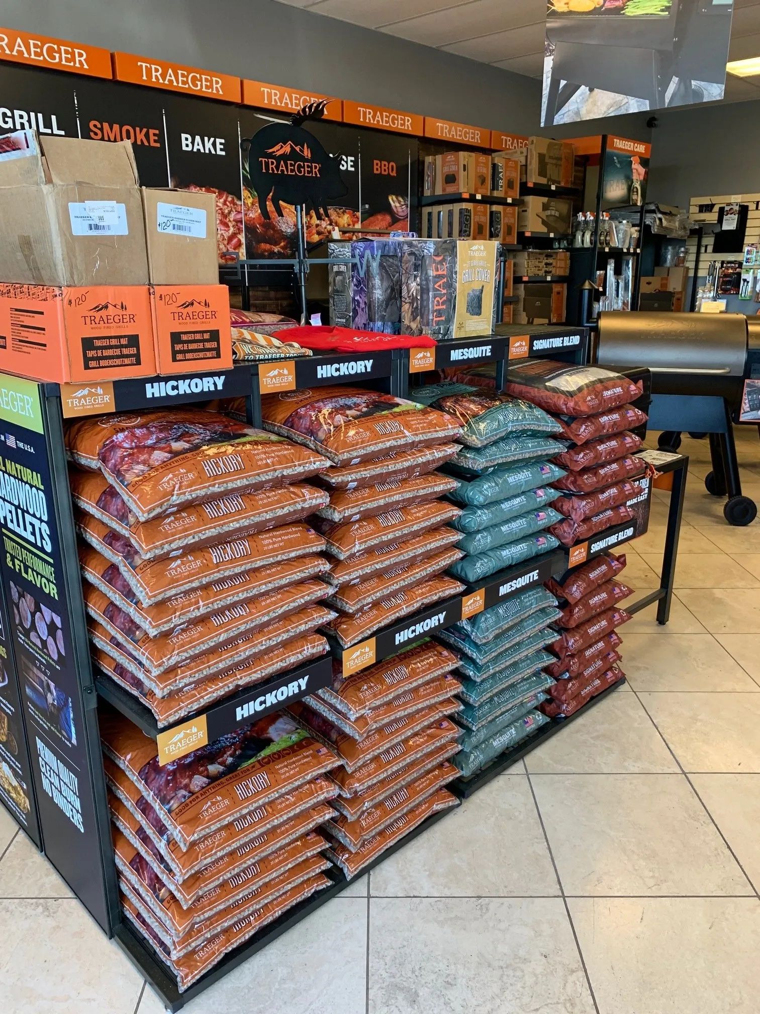 Traeger product display