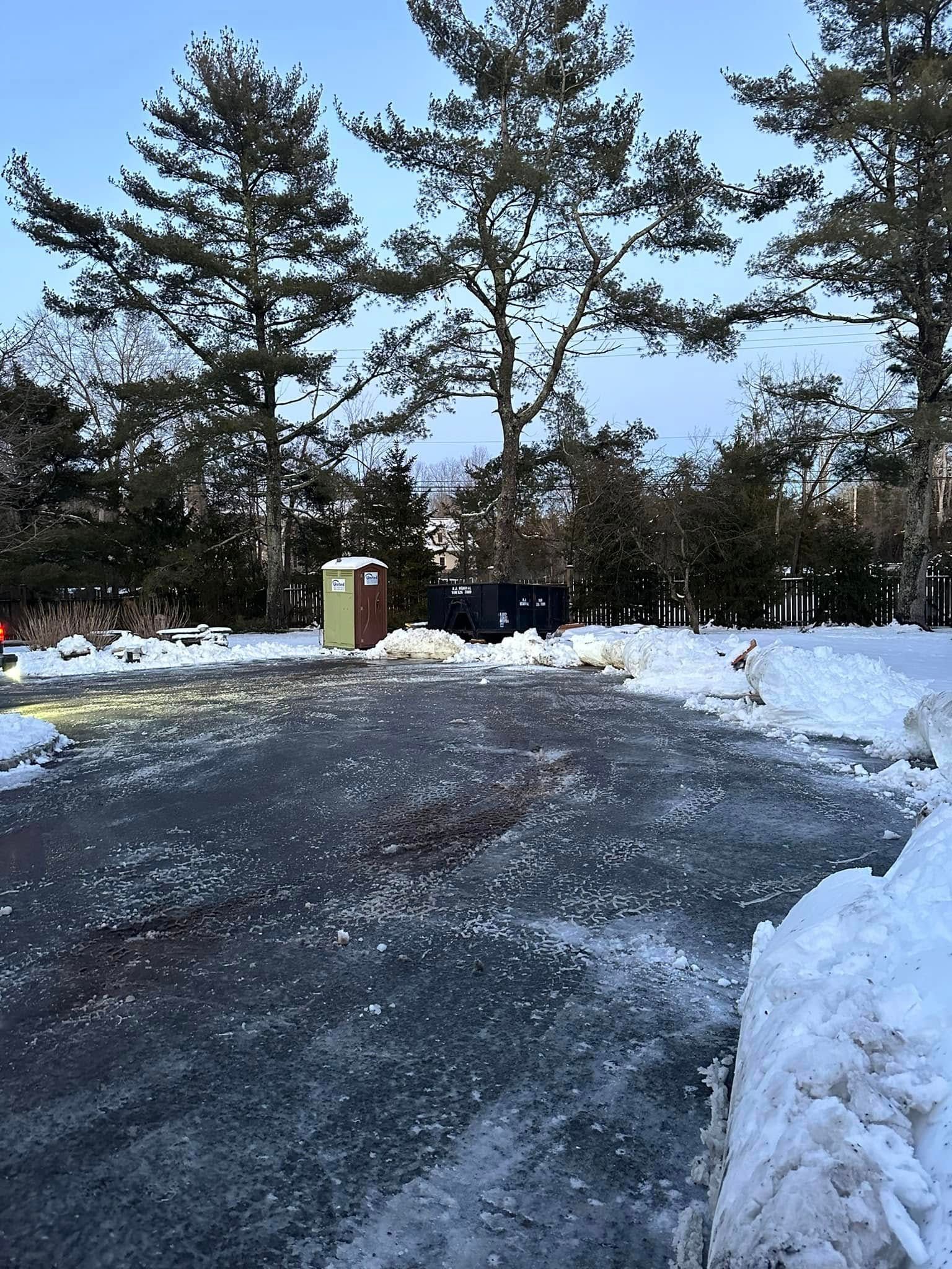 Snow removal in Somerville, NJ by L&L Custom Landscape Design
