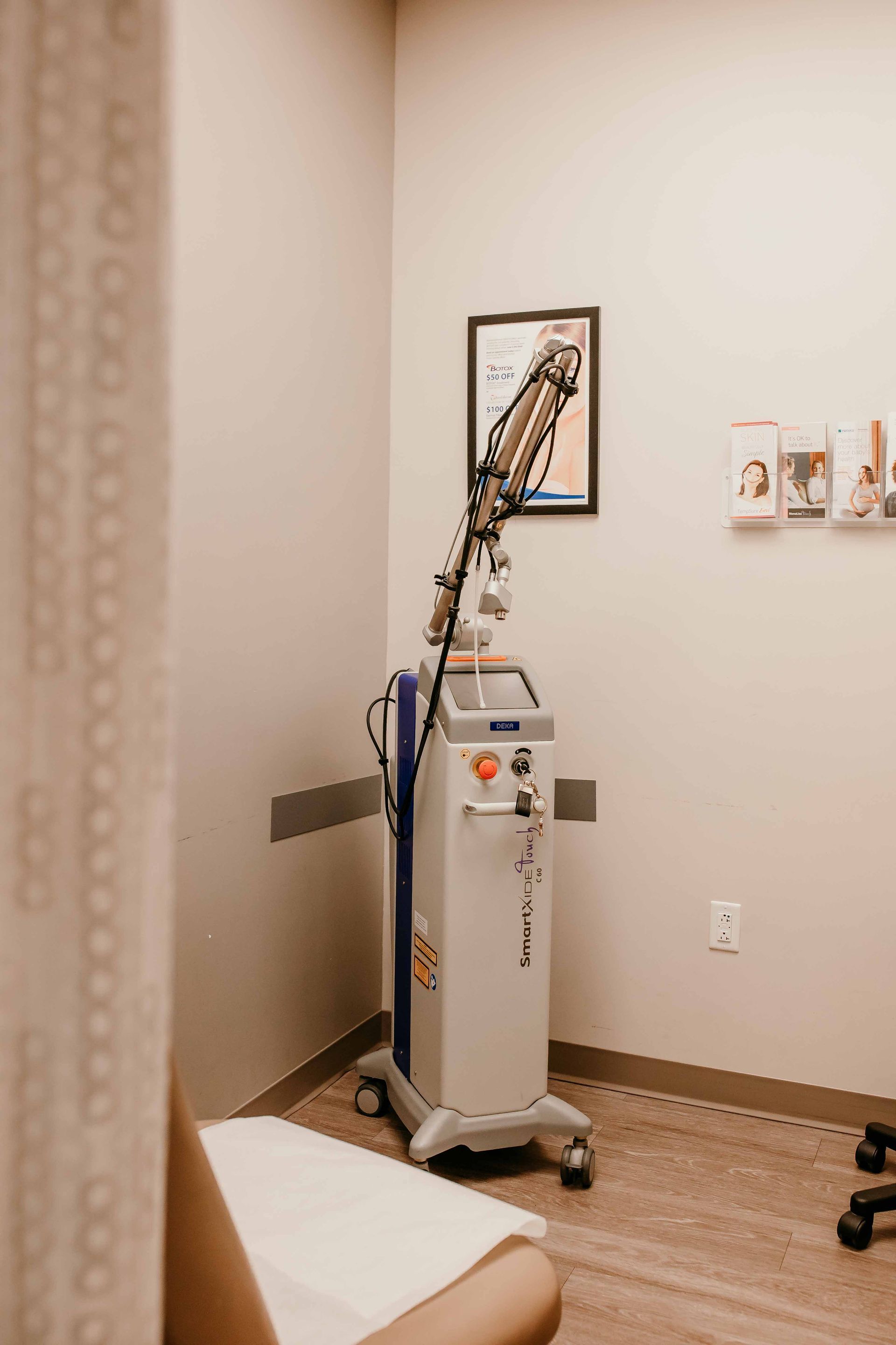 woman with glowing skin after aesthetician facial at Women4Women OBGYN