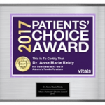 Dr. Reidy's Patients' Choice Award 2017