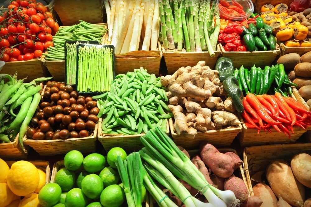 A Variety of Fruits and Vegetables Are Displayed on a Table — Howard Springs Supermarket In Howard Springs, NT