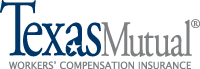 The logo for texas mutual workers compensation insurance