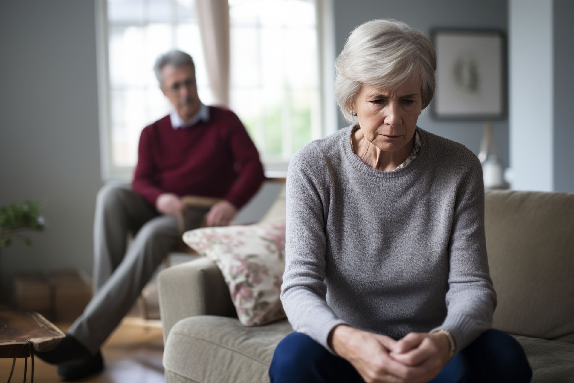 Wedding rings on torn divorce document.