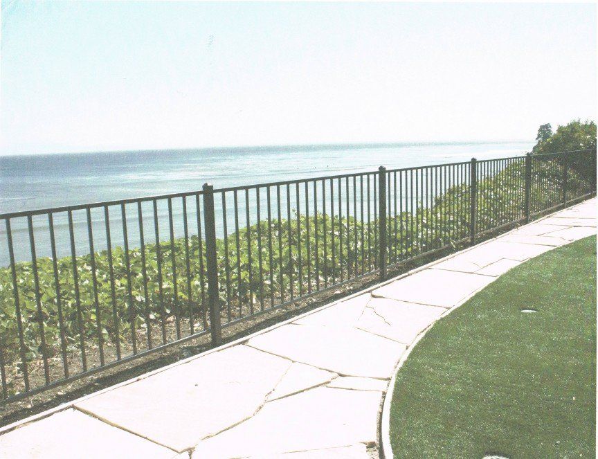 Santa Cruz Iron Fences — Black Powder Coat Fence in Soquel, CA