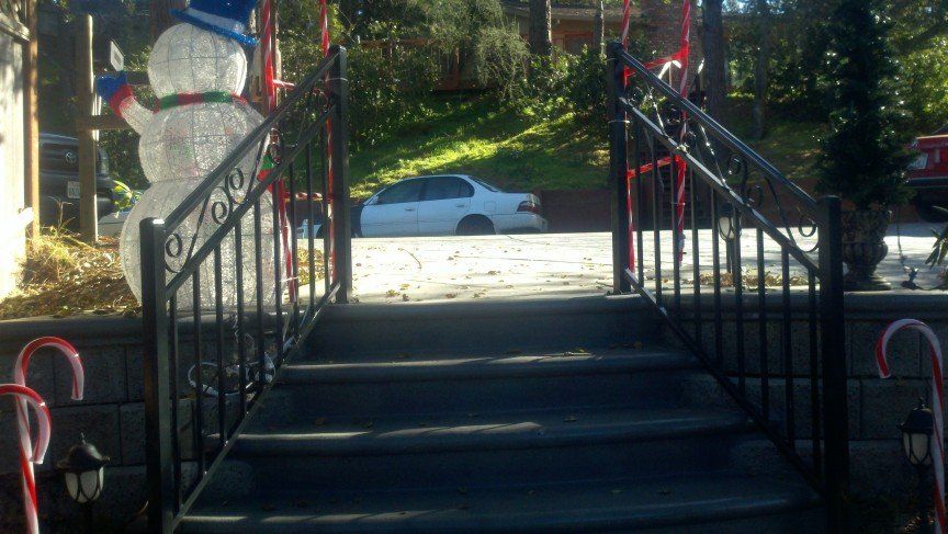 Santa Cruz Fence Company —Black Ornamental Hand Rails in Soquel, CA