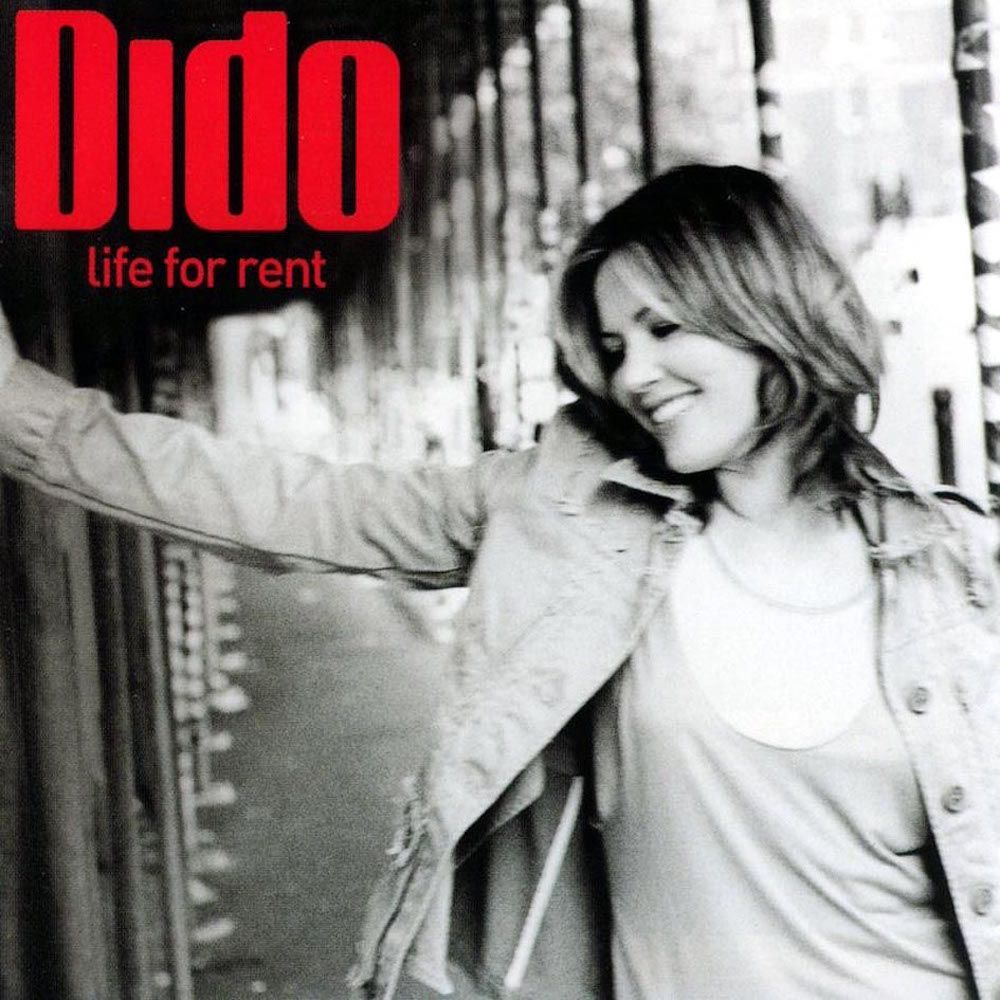 Dido smiling on a bridge, wearing a jacket. Album cover art for