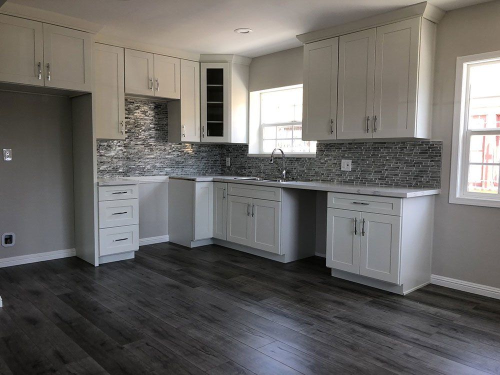 White Cabinets — Commerce , CA — A.R.C. Property Services Co
