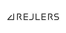 A black and white logo for a company called a rejlers.