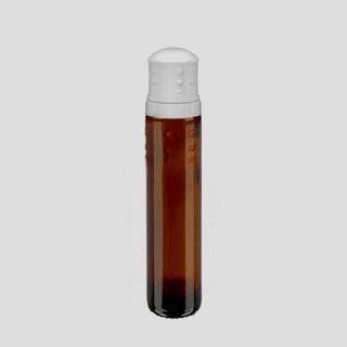 Photo of a designer HDPE vial for pharmaceutical and nutritional substances.