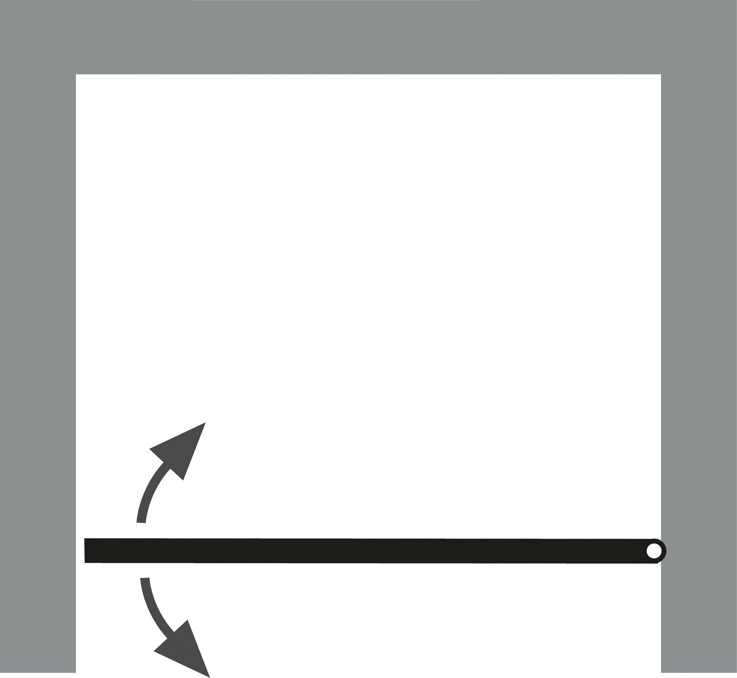 Öffnungsmechanismus der Drehtür