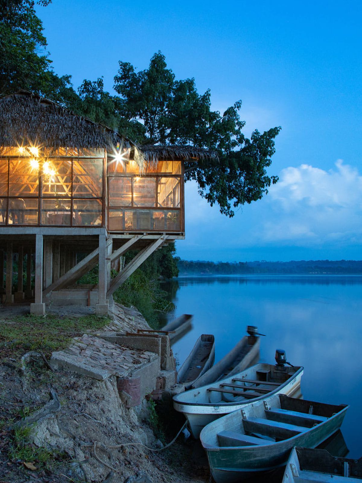 A dirt road going through a grassy field with mountains in the background.