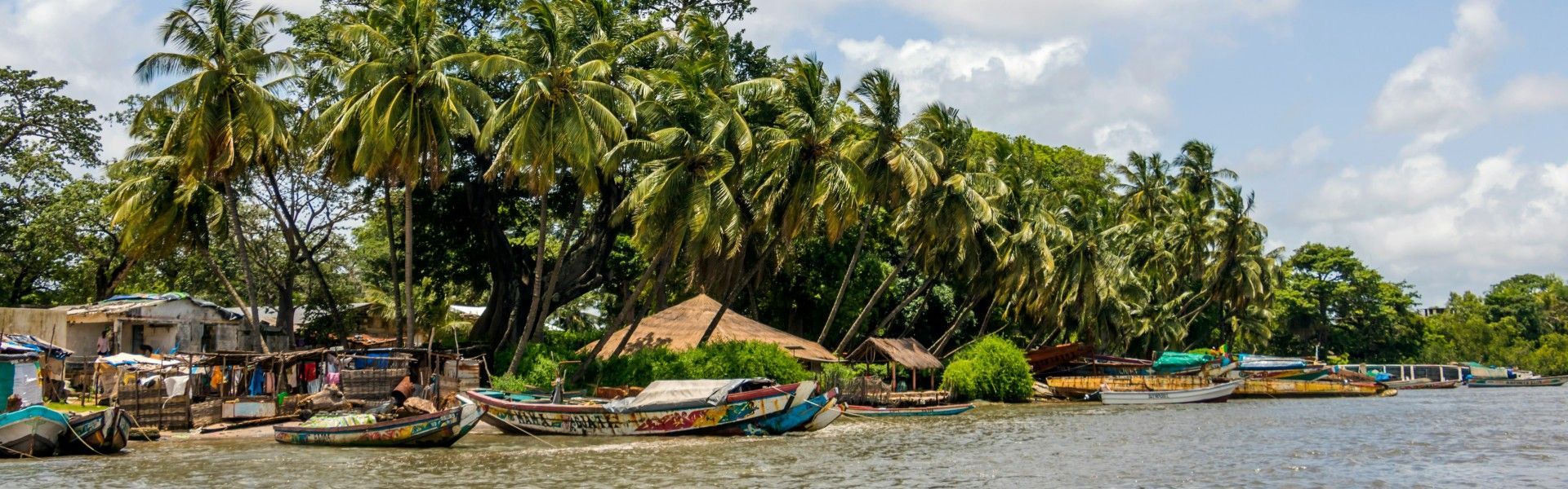 This picturesque image captures the tranquil charm of Elinkine, a small fishing port nestled in the heart of Senegal’s Casamance region. Colorful pirogues line the calm waters, with lush greenery and traditional houses creating a peaceful, authentic backdrop. Elinkine is also the gateway to Carabane Island, offering rich cultural history and natural beauty. Discover the hidden gems of southern Senegal with CicoTours, your expert local partner for immersive and tailor-made travel experiences. Africa DMC's, through its network of great locally based tour operators, organizes unforgettable journeys to Senegal’s most scenic and culturally rich destinations.