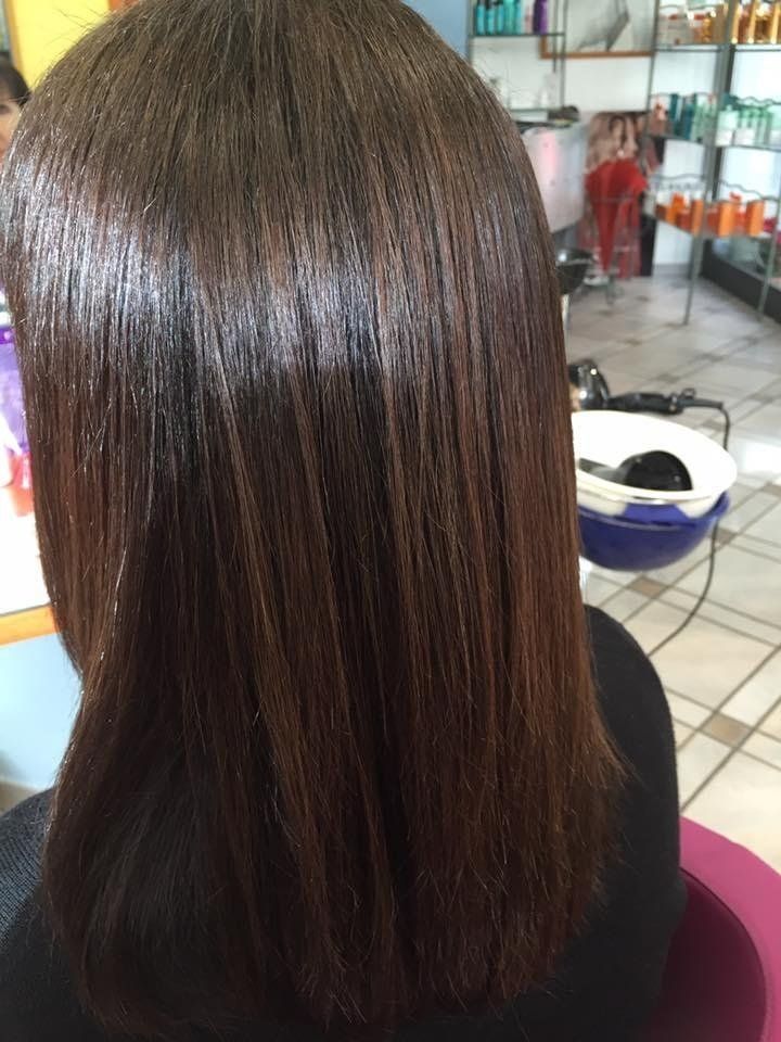 Capelli lisci castani