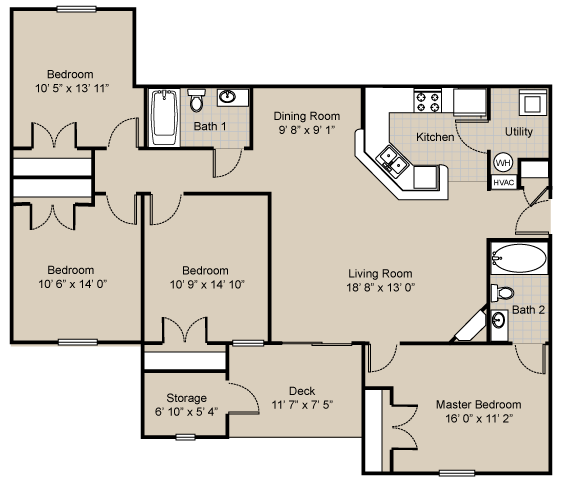 4 bedroom