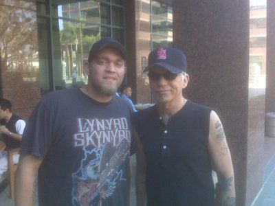 John Regalado with Billy Bob Thorton