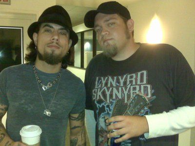 John Regalado with Dave Navarro
