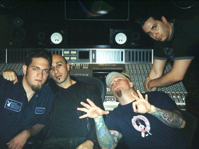 John Regalado in the studio with Endo