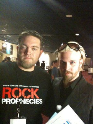 John Regalado with John 5 of Marilyn Manson