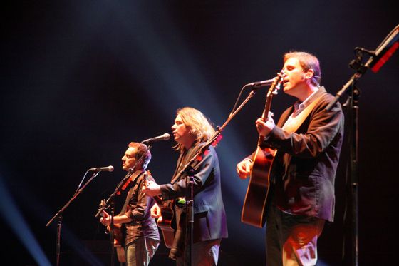 Great Big Sea performs on stage