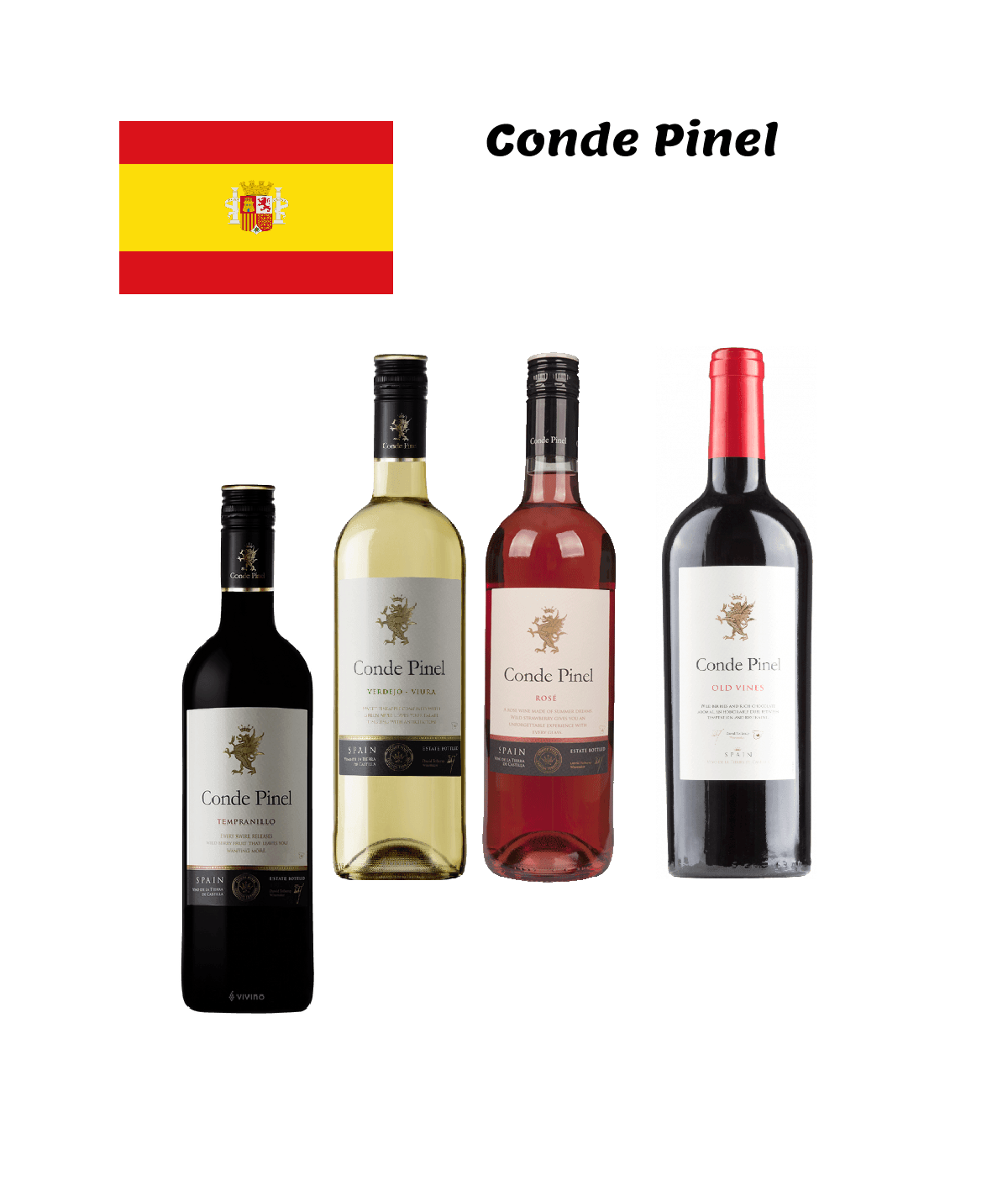 Huiswijnen Conde Pinel Spanje