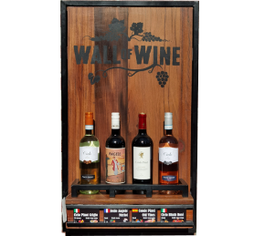 Voor de presentatie van 4 wijnen met bijbehorende wijnbeschrijvingen