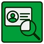 An icon of a stack of boxes on a green background.