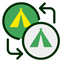 Faster camp store checkout icon