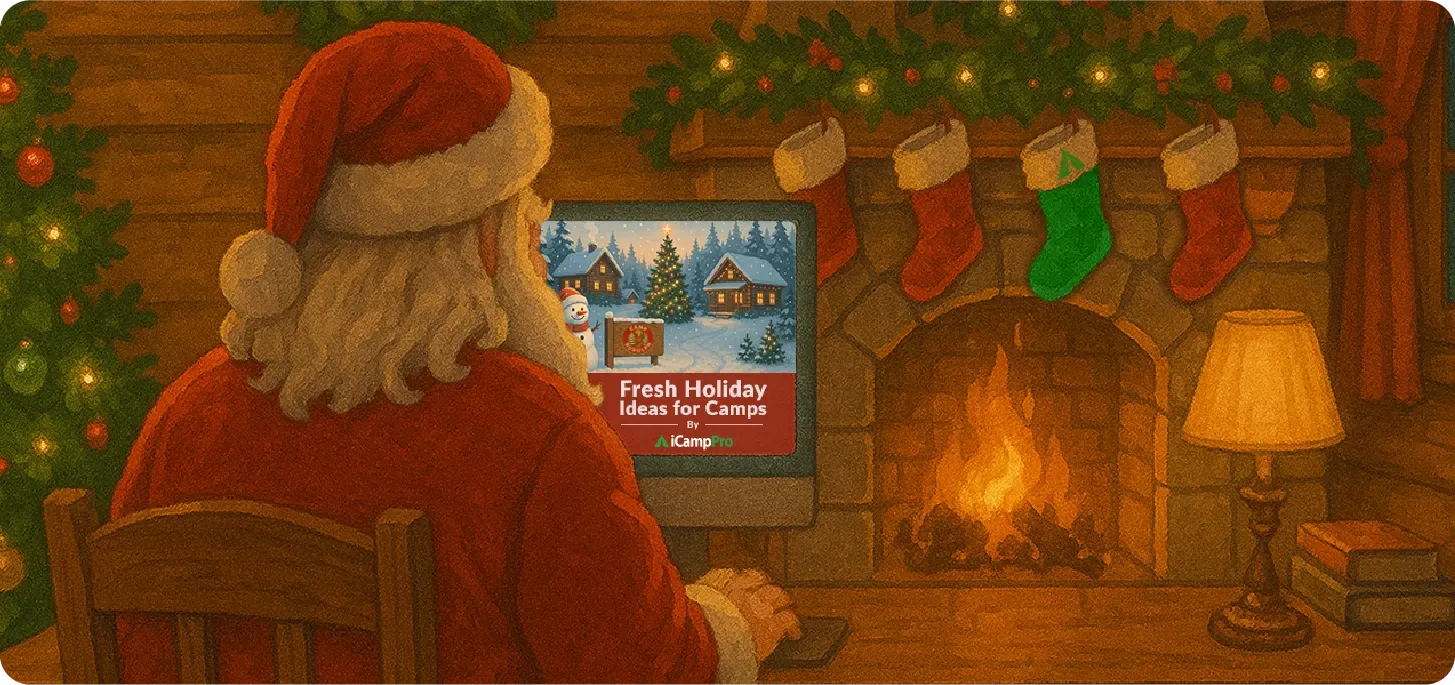 Santa Reading Holiday Camp Idea Blog by the Fire