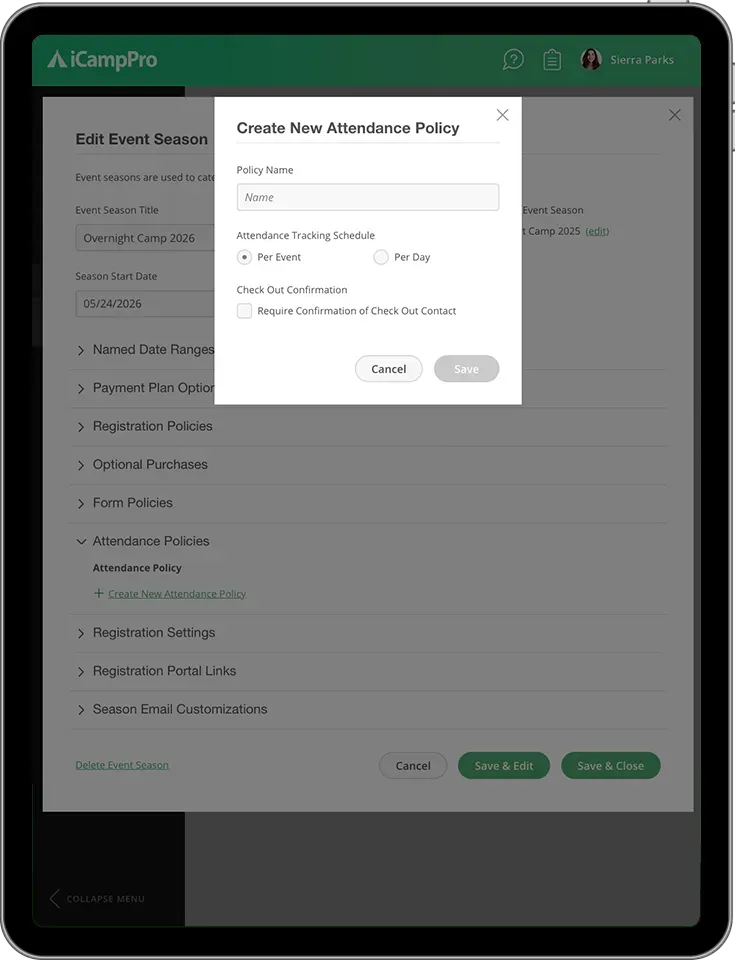 Person using a tablet; screen shows a list of files, hand touches the screen.