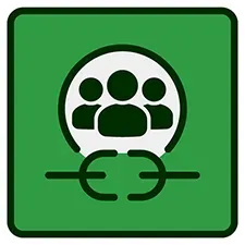 Green square with a vial and list, indicating a single dose prescription.