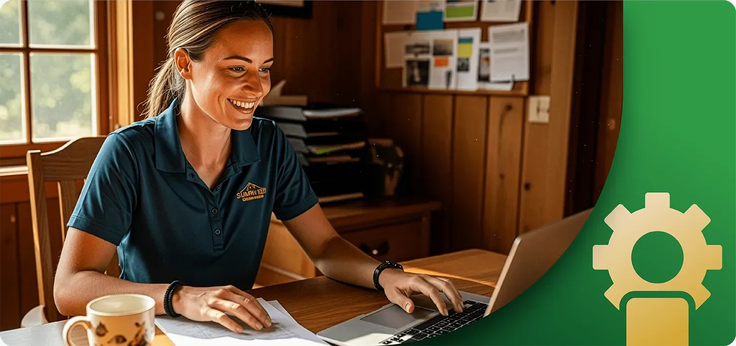 People scrolling socials on their phones in nature.