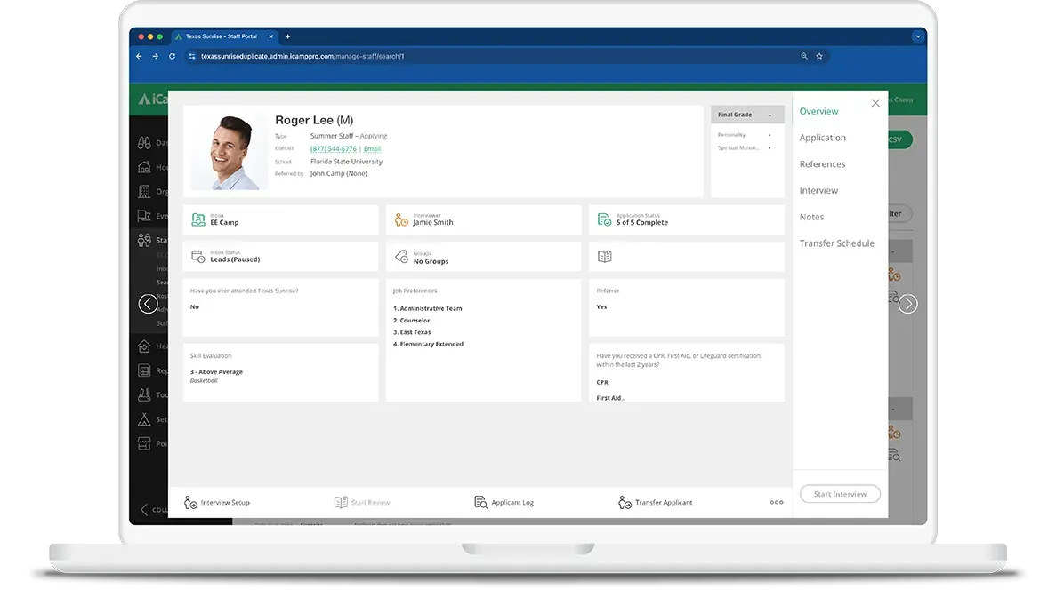 Illustration of best social platforms for camps to reach campers, parents, potential staff.