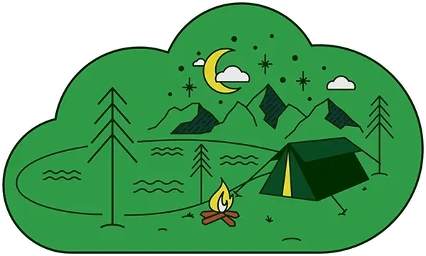 Campfire graphic for iCampPro