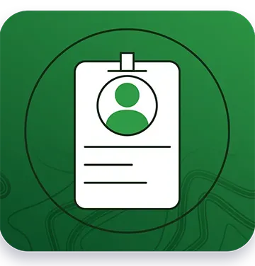 A cartoon of a man selling camp youth shirts