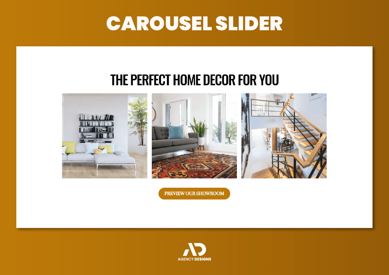 A carousel slider for the perfect home decor for you