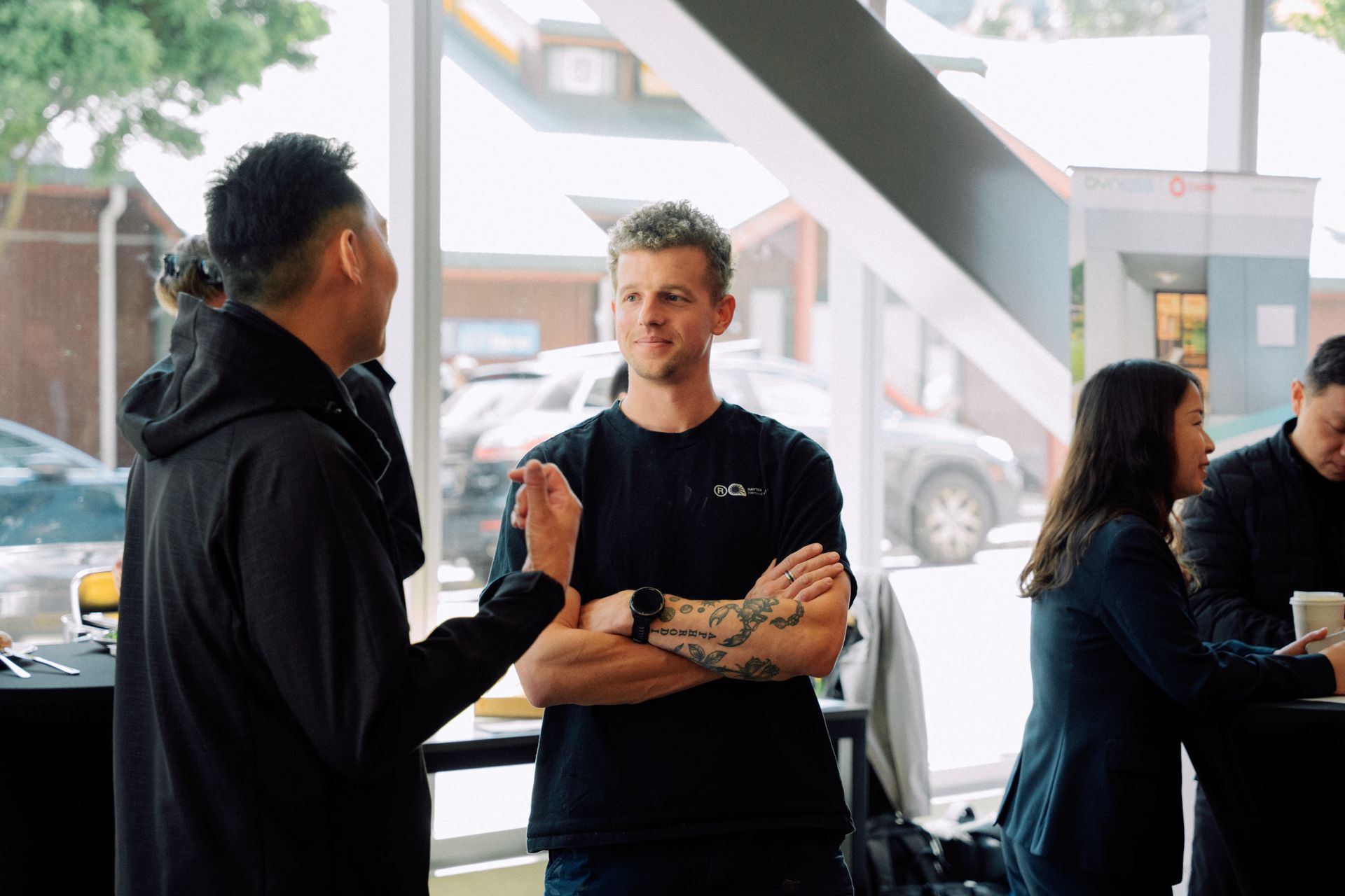 An electrician is working on an electrical box.