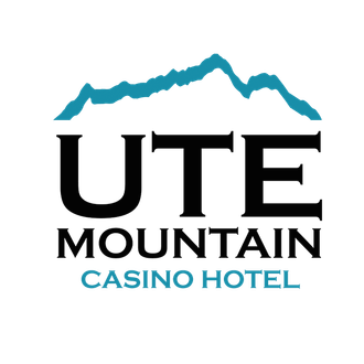A logo for the ute mountain casino hotel