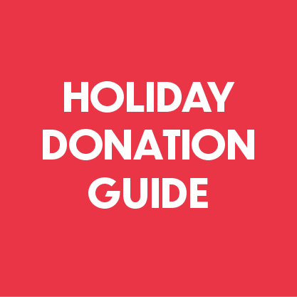 Holiday nonprofit donation guide icon