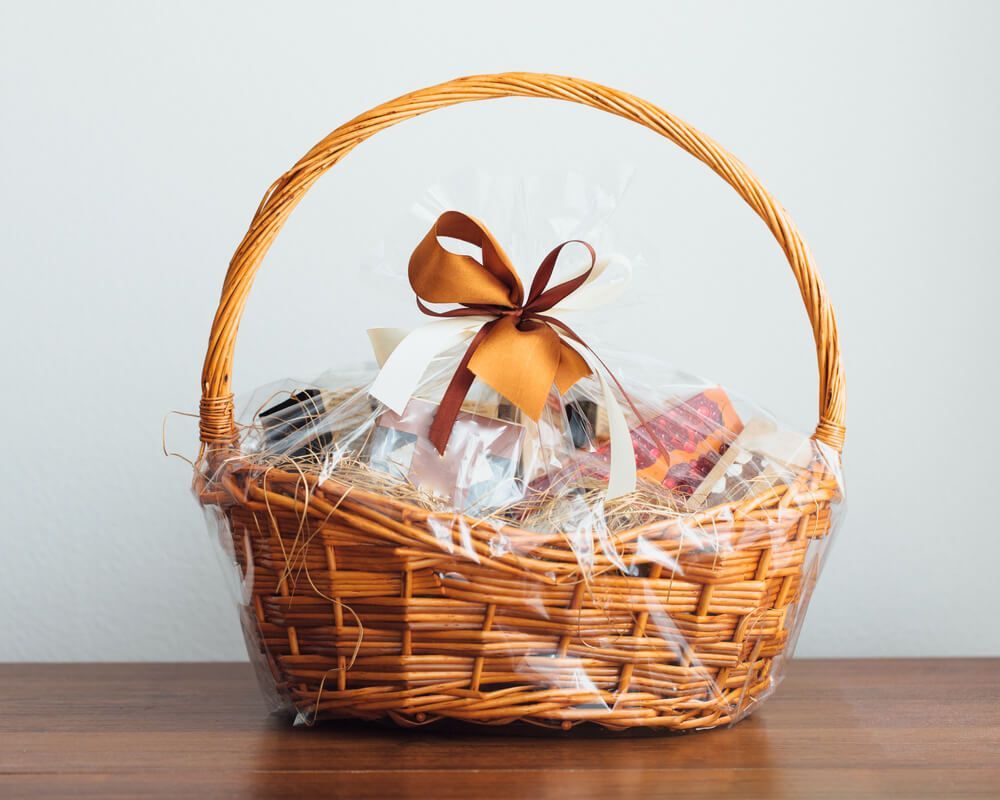 Gift Basket on Grey Background — Castletown Flower Hut in Pimlico, QLD