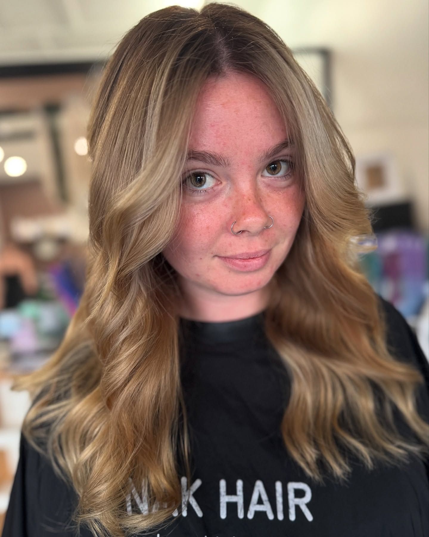 A Image of client who has just had hair blowdry and colour — Ammo Hair and Beauty In Maclean, NSW