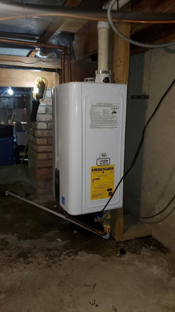 Mount Prospect Tankless water heater install.