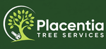Placentia Tree Service logo with a green tree icon, gray accent, and clean professional branding.